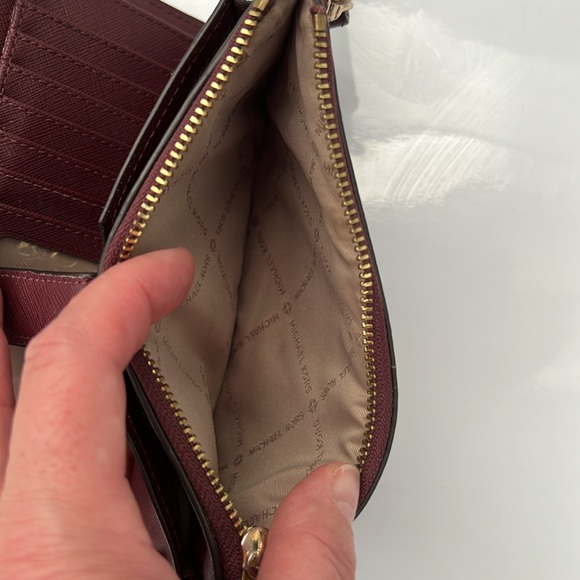 Michael Kors Jet Set Travel Large Double Zip Wristlet Wallet - Picture 11 of 14